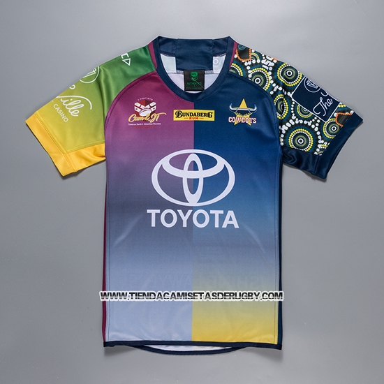 Camiseta North Queensland Cowboys Rugby 2018-2019 Conmemorative